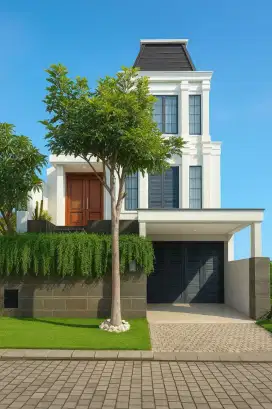 Rumah The Grand Kenjeran Cluster Pinewood Type Evodia