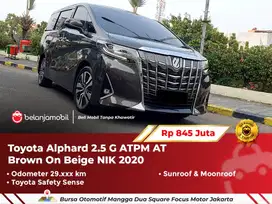 [ LOW KM 29RB ] Toyota Alphard 2.5 G ATPM TSS AT Brown 2020 2021