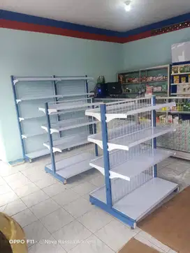 RAK SINGEL RAK DOBEL DAN PERLENGKAPAN MINIMARKET