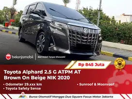 [ LOW KM 29RB ] Toyota Alphard 2.5 G ATPM TSS AT Brown 2020 2021