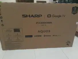 Tv led 43 Sharp kondisi Baru Dus masih Segel