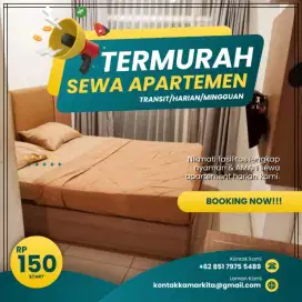 Sewa Apartemen PATRALAND URBANO Bekasi Utara Harian Transit Termurah