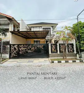 JUAL RUMAH PANTAI MENTARI BLOK B FULL FURNISH BAGUS SIAP HUNI