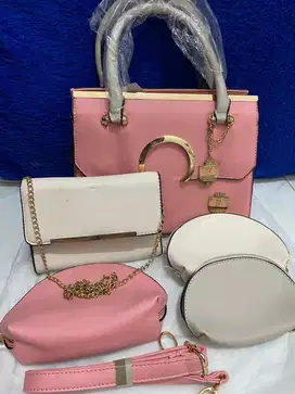 SET TAS FURLA BABYPINK NEW SISA BUTIK