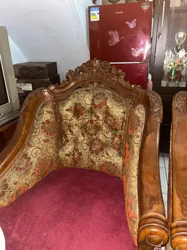 BANGKU DAN MEJA JATI