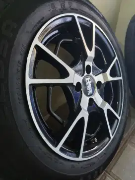 Velg HSR R15 PCD 4x100 Ban 185/65