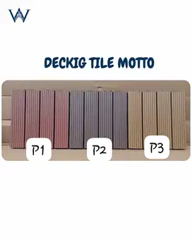 DECKING TILE MOTTO  KAYU 30cm X 30cm