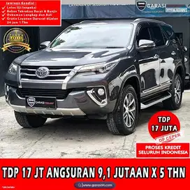 TDP 17 juta FORTUNER VRZ DOUBLE DISK AT 2017 SERVICE RECORD