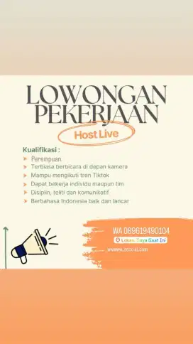 HOST LIVE ADMIN PACKING