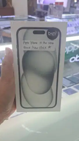 IPhone 15 Plus 128GB Black New Garansi IBox 1 Tahun Bisa Trade in