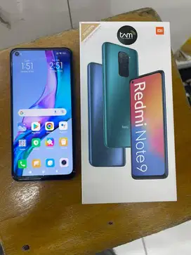 Xiaomi note 9 4/64 GB ext garansi resmi tam