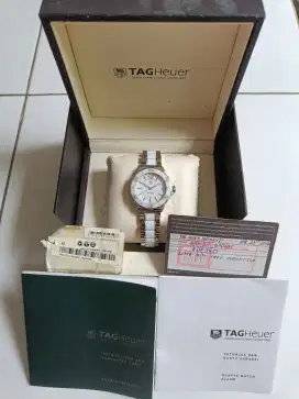 Tag H€uer formula 1 wanita white ceramic WAH1211 Original fullset