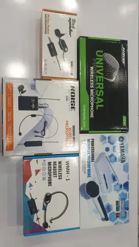 Berbagai Macam Wireless Microphone (Harga bisa pm)
