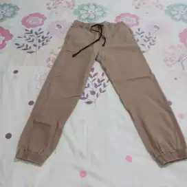 Celana Jogger R2 Pria Coklat Size L Men