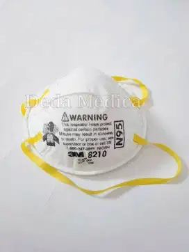 Masker N95 8210 Dust Mask 3M Particulate Respirator Box