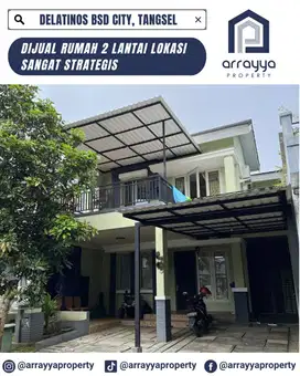 DIJUAL RUMAH  2 LANTAI CLUSTER DELATINOS BSD 'ENB233