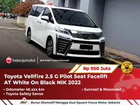 [ WARRANTY ] Toyota Vellfire 2.5 G AT White On Black 2022/2023