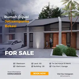 Rumah Dijual harga 400 jutaan di Bekasi