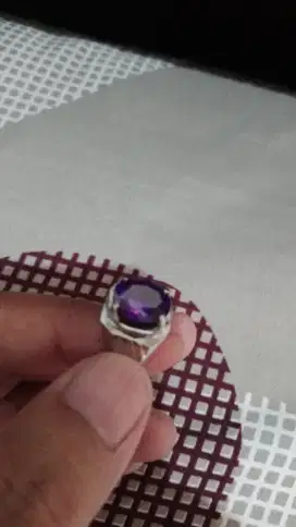 Amethyst/Kecubung cutting berlian