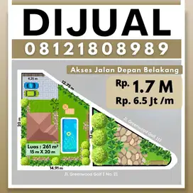 Araya Greenwood Golf Dekat Djati Lounge Samping Taman Jarang Ada