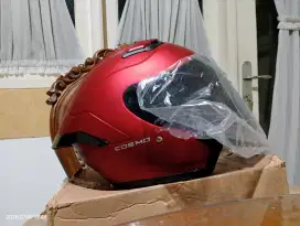 Helm Cosmo MLA HKM cp kondisi baru buka