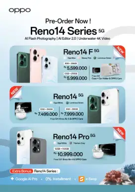 Oppo Reno 14 Pro(5G)12 GB + 512 GB