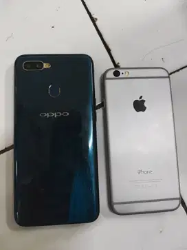 Jual santai Handphone Oppo A7 RAM 4/64 & iPhone 6S