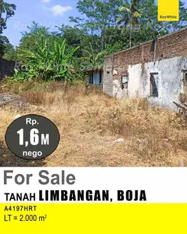 DIJUAL TANAH DI LIMBANGAN BOJA A4197