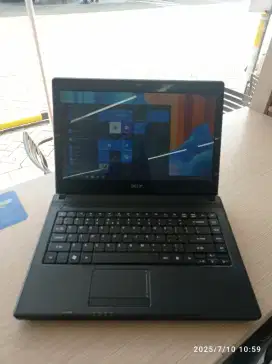 Dijual Laptop Acer RAM 6gb, sudah SSD