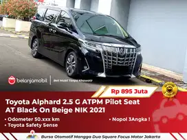 [ WARRANTY ] Toyota Alphard 2.5 G ATPM AT Black On Beige 2021/2022