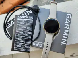 WTS GARMIN VENU 3S GARANSI TAM SOFT GOLD/FRENCH GRAY