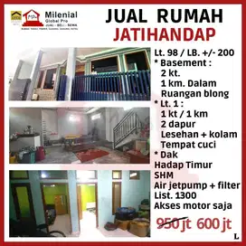 DIJUAL RUMAH DI JATIHANDAP BANDUNG- AKSES MOTOR  **L