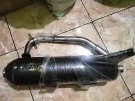 Jual knalpot arm exhaust V1 kondoman sarteng untuk Beat esp