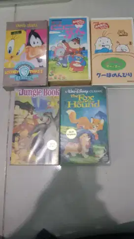 Kaset video vhs jadul