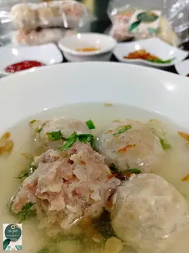 SIMPLE BAKSO DENGAN BAKSO URAT KRITING LOW TEPUNG