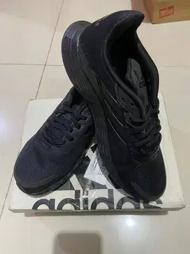 Adidas Duramo SL Running Triple Black 99% New Ori Dus Rusak Nego