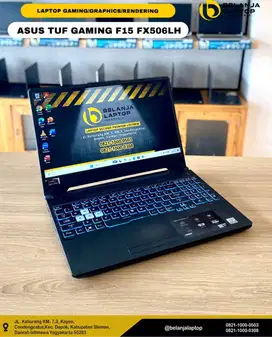 ASUS TUF GAMING F15 FX506LH/intel i7 gen 10/16GB/512GB/GTX 1650/144hz/