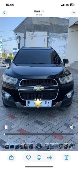 CHEVROLET CAPTIVA DIESEL FL A/T TRIPTONIK ( 2014 NIK 2013 ) ISTIMEWA
