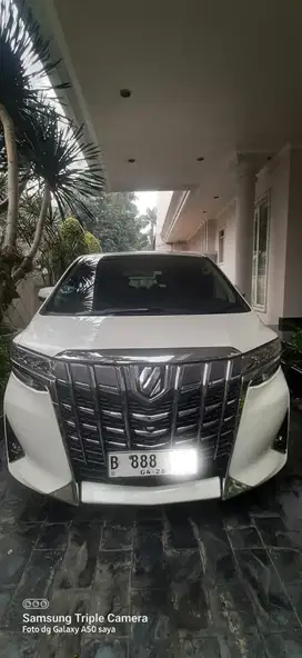 Toyota Alphard 2018 2.5G Putih Bensin