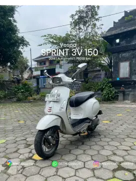 Vespa Sprint 3v 150 2014 Putih