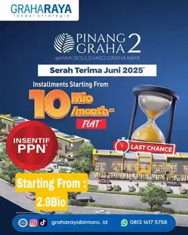 RUKO PINANG GRAHA 2  Graha Raya Lokasi Strategis