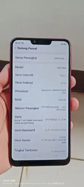 Opo a3s. 2/16 Pmkyan ja biasa lah