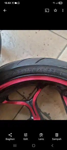 Velg lebar CB 150r