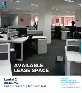 DI Sewakan Kantor FULL FUNRISH/ UNFURNISH strategis TB. Simatupang
