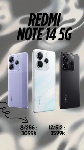 promo redmi note 14 5g 8/256