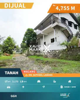 Dijual Cepat Gedung Eks Sekolah Hitung Tanah Jl. Dr. Soetomo Lawang