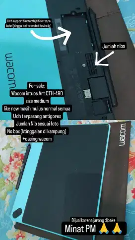 Wacom Intuos Art Second - Tablet untuk menggambar