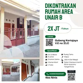 DISEWAKAN RUMAH SURABAYA KOTA DEKAT UNAIR DEKAT RUMAH SAKIT DR SOETOMO