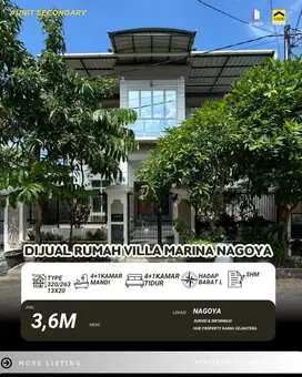Dijual Rumah Villa Marina Nagoya Batam