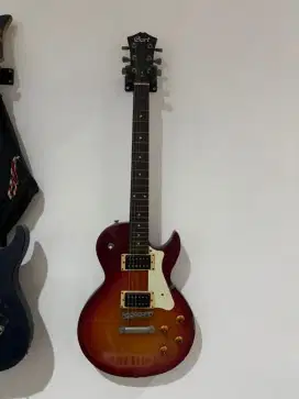 Jual cepat Guitar Cort TS 100 Amber Les Paul Model Humbucker